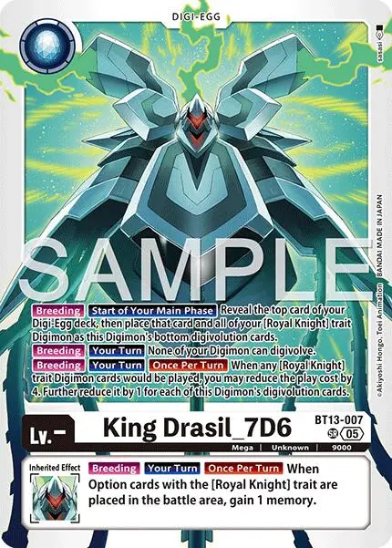 King Drasil_7D6 [Bt13-007] (Reprint) [Advanced Booster Digimon Generation] 1
