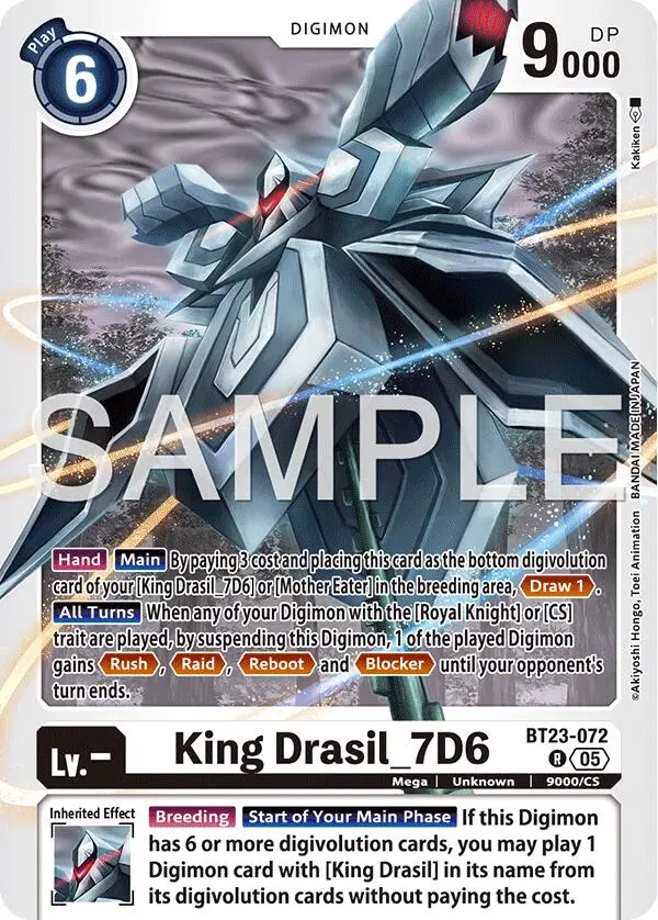 King Drasil_7D6 [Bt23-072] [Hackers' Slumber] 1
