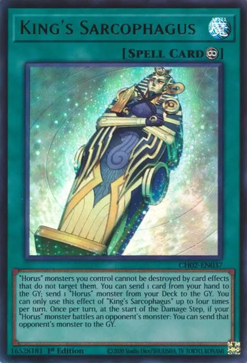King's Sarcophagus [Ch02-En037] Ultra Rare 1