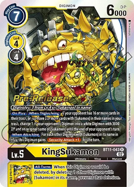 Kingsukamon [Bt11-043] [Dimensional Phase Pre-Release Promos] 1