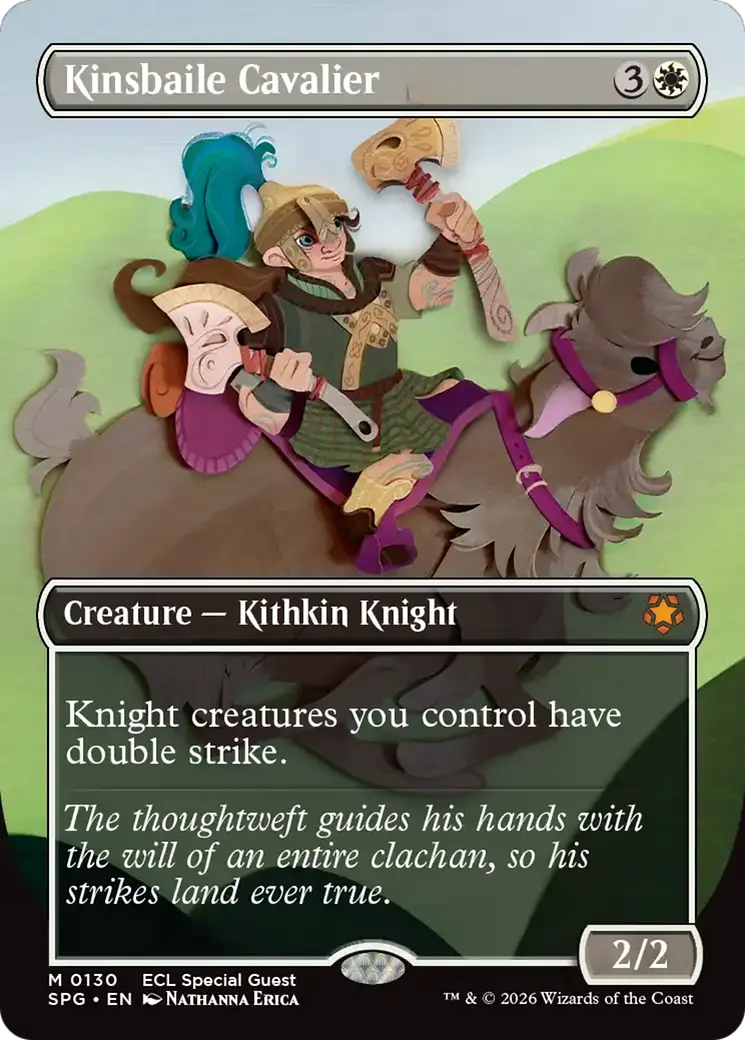Kinsbaile Cavalier (Borderless) [Lorwyn Eclipsed Special Guests] 1