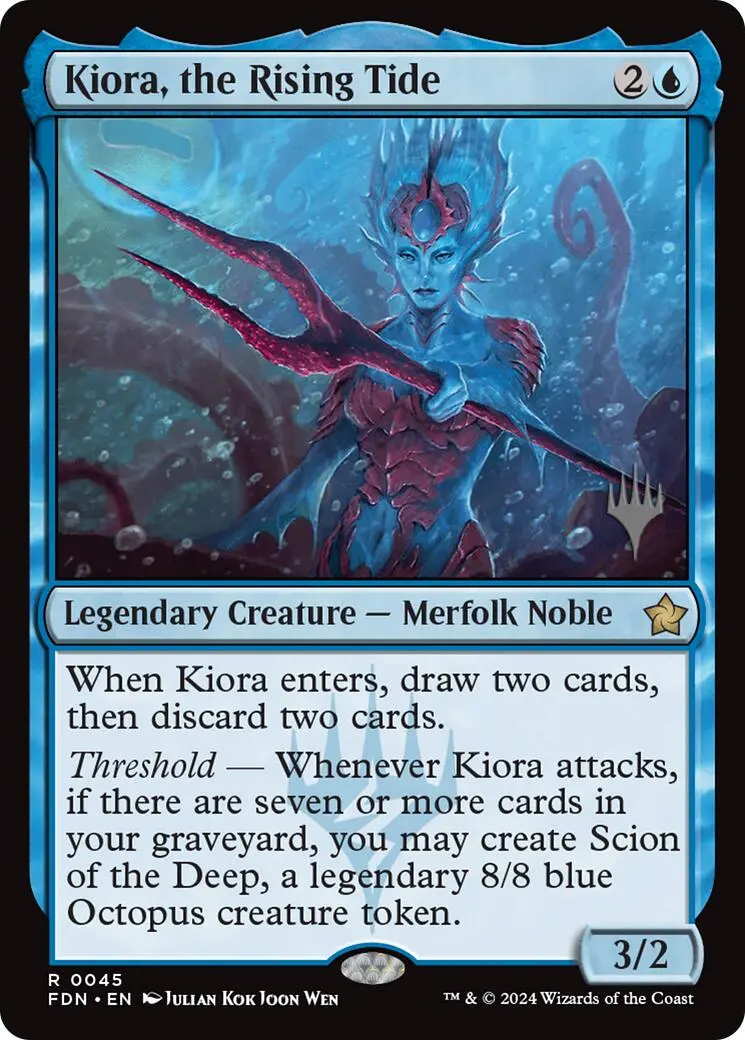 Kiora, The Rising Tide (Promo Pack) [Edge Of Eternities Promo Pack] 1