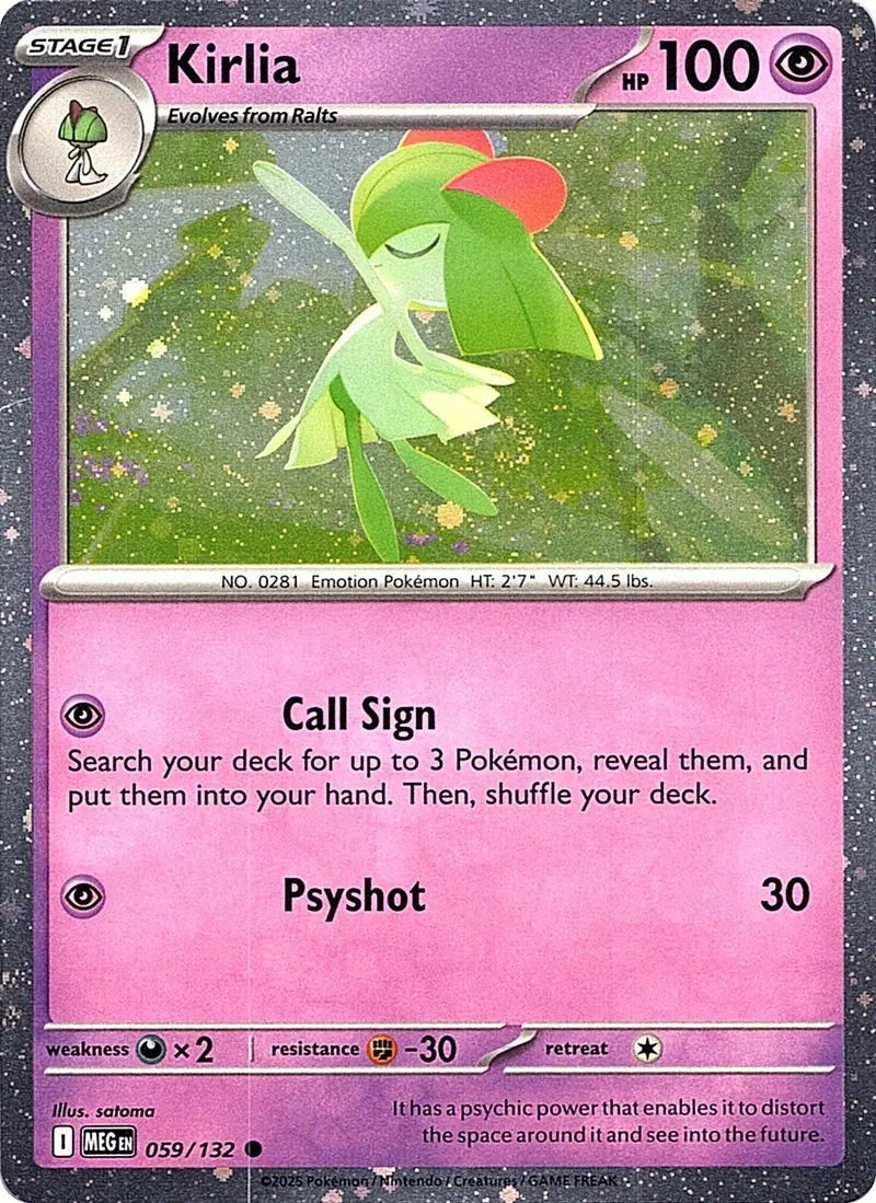 Kirlia (059/132) (Cosmos Holo) [Miscellaneous Cards] 1