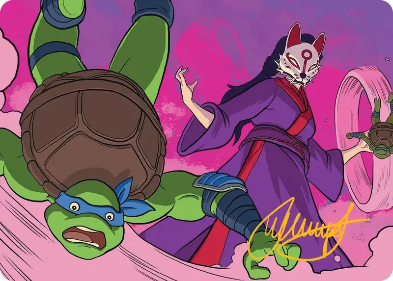 Kitsune's Technique Art Card (Gold-Stamped Signature) [Teenage Mutant Ninja Turtles Art Series] 1