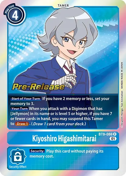 Kiyoshiro Higashimitarai [Bt9-086] [X Record Pre-Release Promos] 1