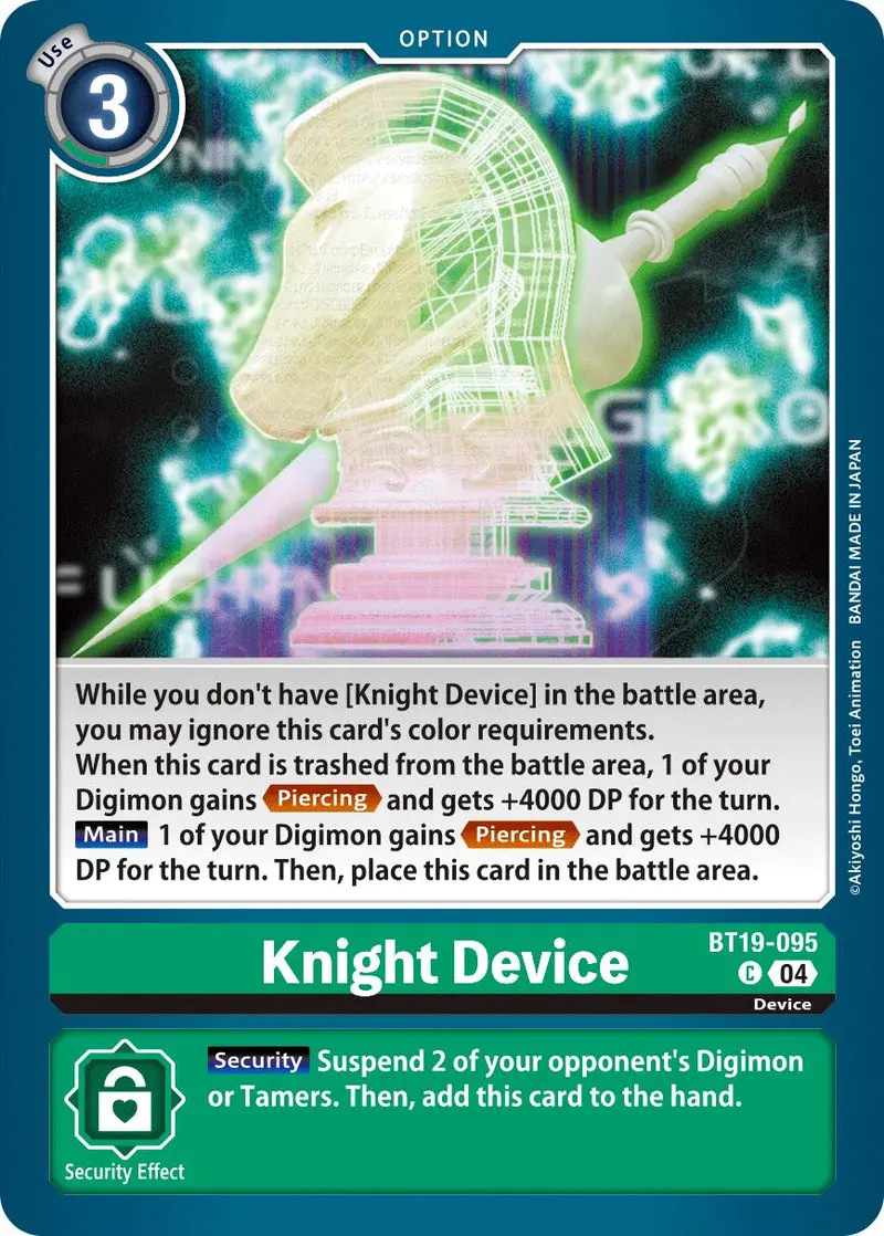 Knight Device [Bt19-095] [Release Special Booster Ver.2.5] 1