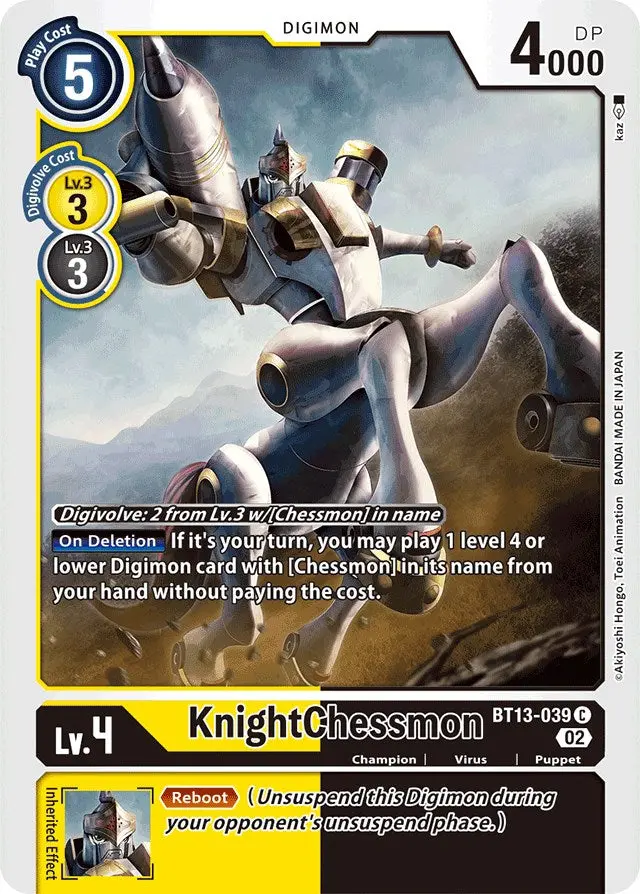 Knightchessmon [Bt13-039] [Versus Royal Knights Booster] 1