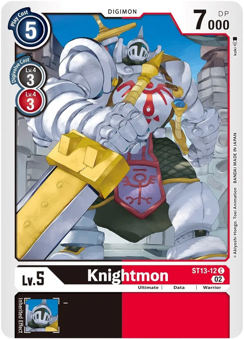 Knightmon [St13-12] [Starter Deck: Ragnaloardmon] 1