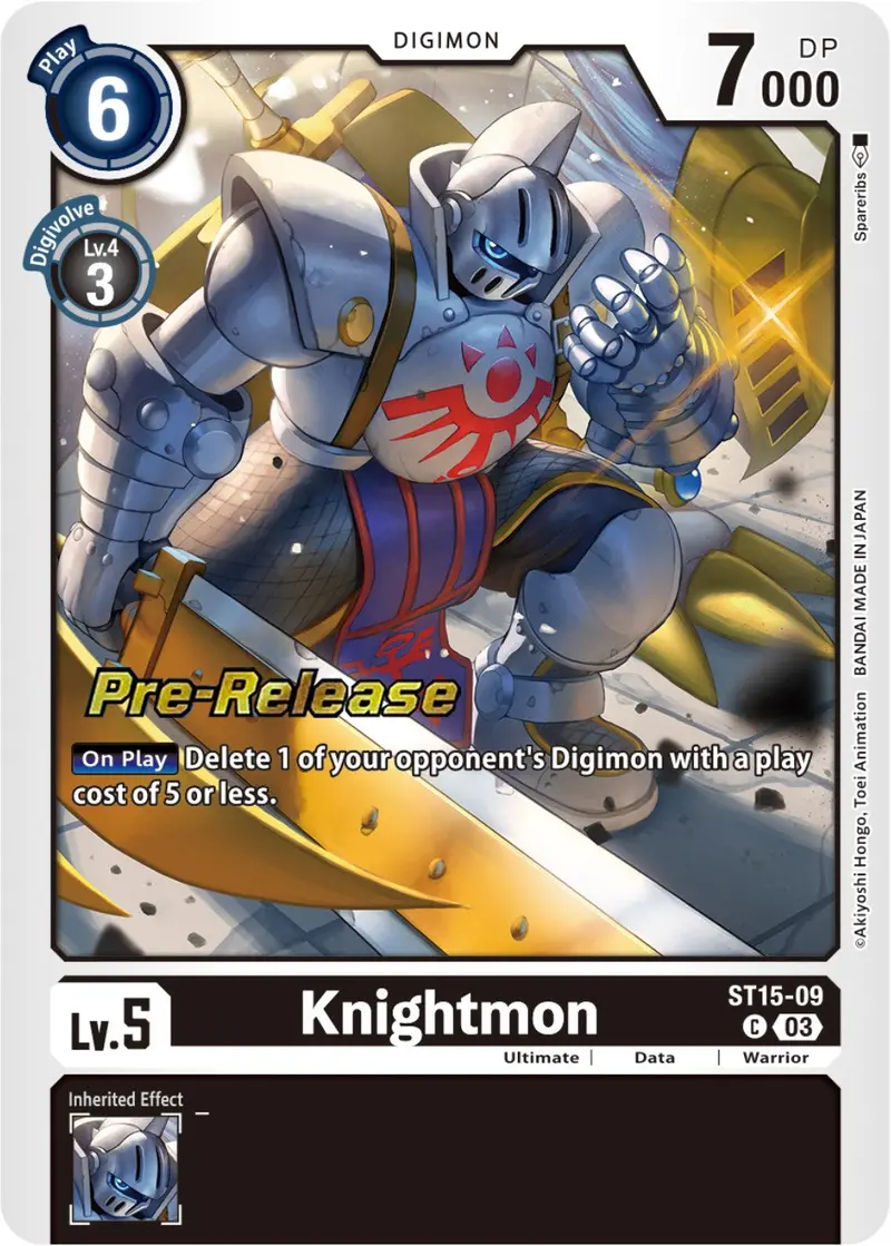 Knightmon [St15-09] [Starter Deck: Dragon Of Courage Pre-Release Cards] 1