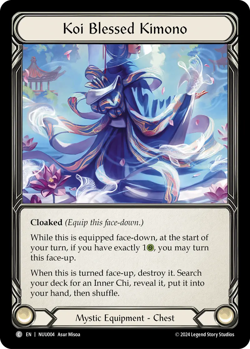 Koi Blessed Kimono [Nuu004] (Part The Mistveil Nuu Blitz Deck) 1