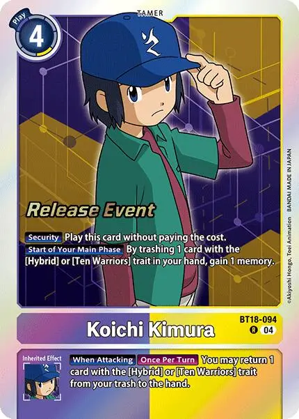 Koichi Kimura [Bt18-094] [Release Special Booster Ver.2.0 Promos] 1