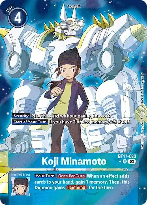 Koji Minamoto [Bt17-083] (Alternate Art) [Secret Crisis] 1