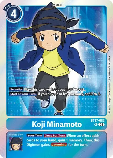 Koji Minamoto [Bt17-083] [Secret Crisis] 1