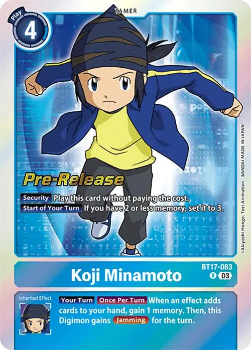 Koji Minamoto [Bt17-083] [Secret Crisis Pre-Release Cards] 1