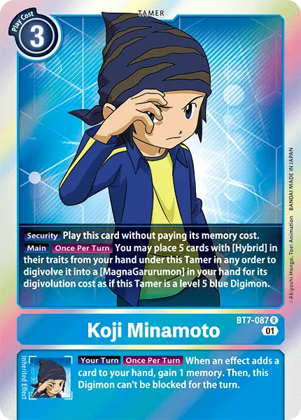 Koji Minamoto [Bt7-087] [Next Adventure] 1