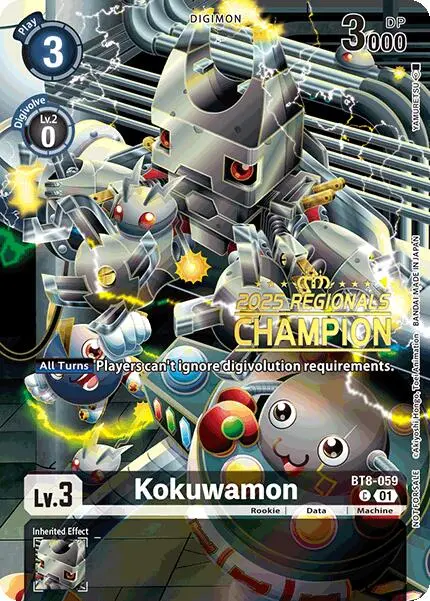 Kokuwamon [Bt8-059] (2025 Regionals Champion) [New Awakening Promos] 1