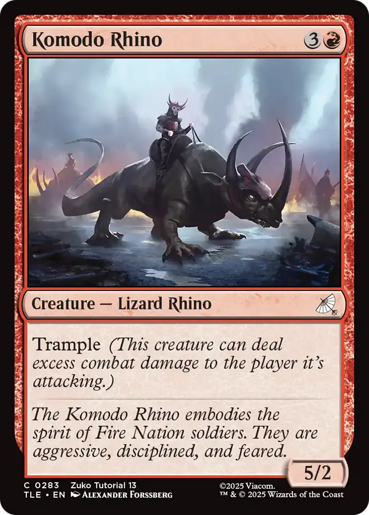 Komodo Rhino (0283) [Avatar: The Last Airbender: Eternal-Legal] 1