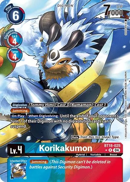 Korikakumon [Bt18-025] (Alternate Art) [Release Special Booster Ver.2.0] 1