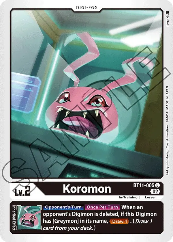 Koromon [Bt11-005] [Dimensional Phase] 1