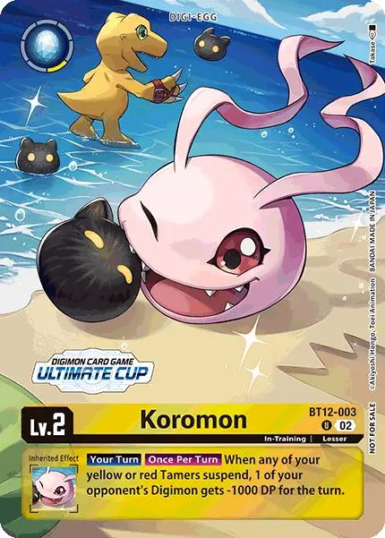 Koromon [Bt12-003] (Ultimate Cup 2024) [Across Time] 1