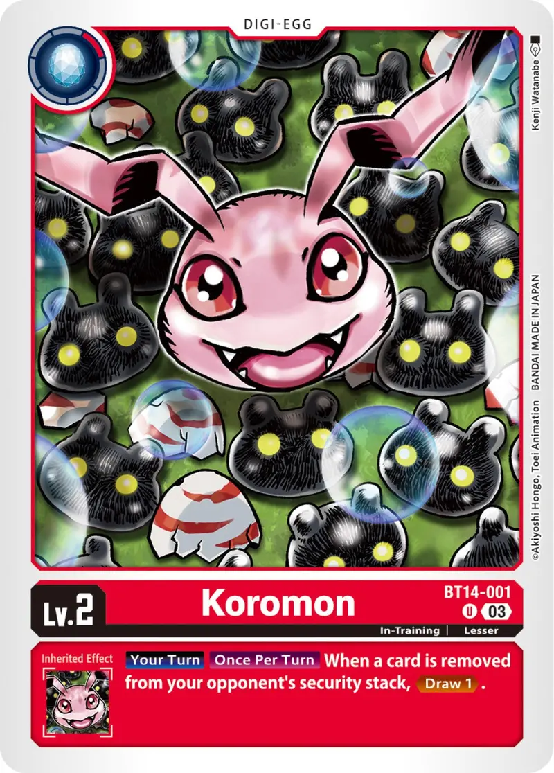 Koromon [Bt14-001] [Blast Ace] 1