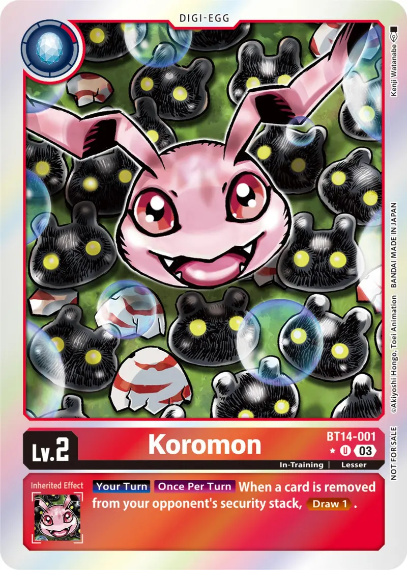 Koromon [Bt14-001] (Blast Ace Box Promotion Pack) [Blast Ace] 1