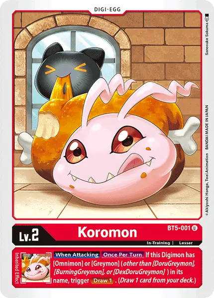Koromon [Bt5-001] [Battle Of Omni] 1