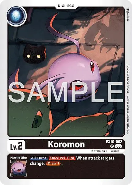 Koromon [Ex10-002] [Sinister Order] 1
