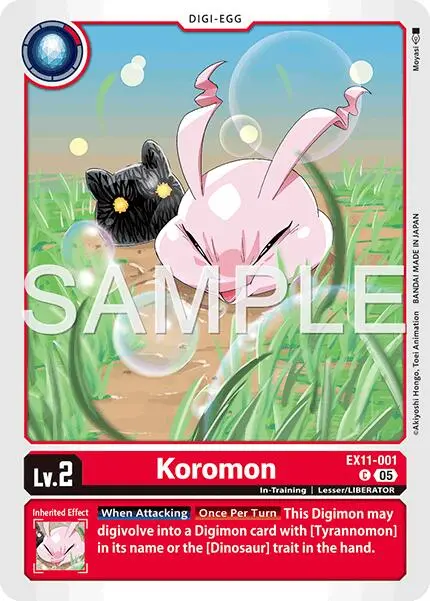 Koromon [Ex11-001] [Dawn Of Liberator] 1