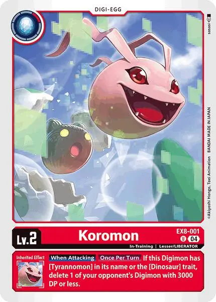 Koromon [Ex8-001] [Chain Of Liberation] 1
