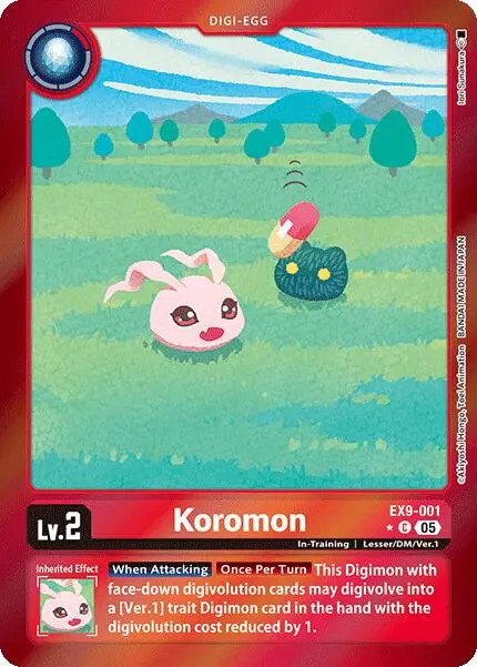 Koromon [Ex9-001] (Limited Foil) [Versus Monsters] 1