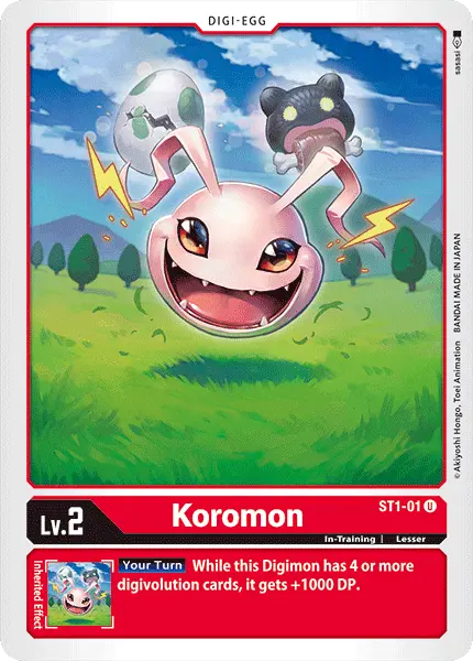 Koromon [St1-01] [Starter Deck: Gaia Red] 1