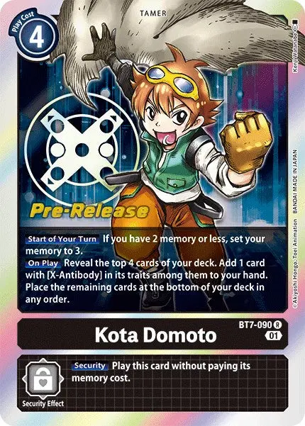 Kota Domoto [Bt7-090] [Next Adventure Pre-Release Cards] 1
