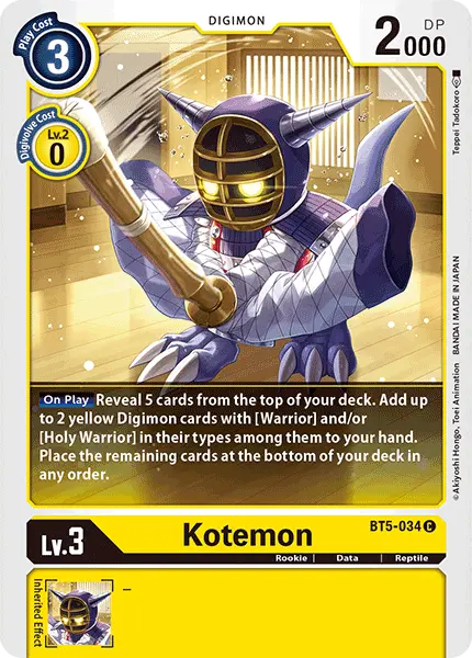 Kotemon [Bt5-034] [Battle Of Omni] 1