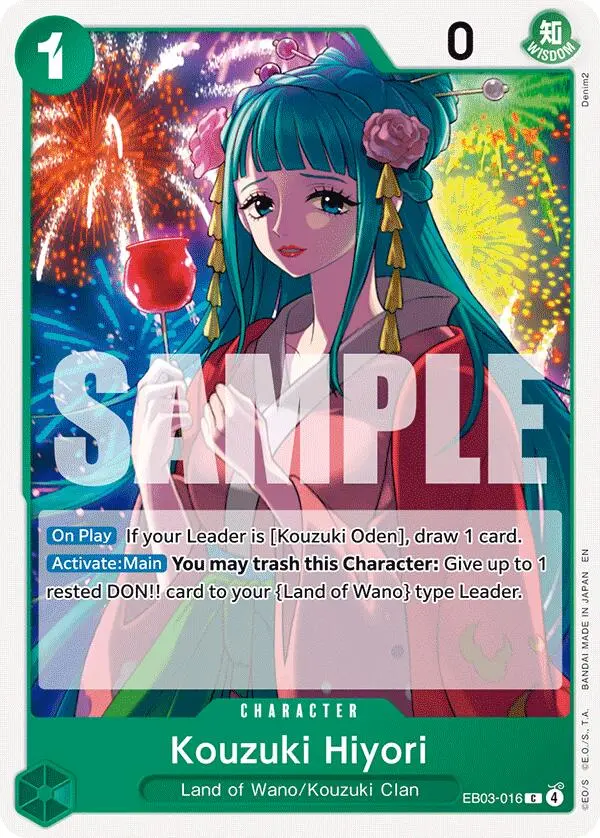 Kouzuki Hiyori [Extra Booster: One Piece Heroines Edition] 1