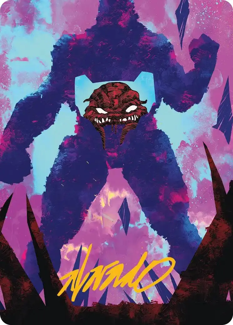 Krang, Utrom Warlord Art Card (Gold-Stamped Signature) [Teenage Mutant Ninja Turtles Art Series] 1