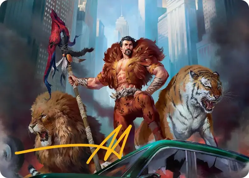 Kraven, Proud Predator Art Card (Gold-Stamped Signature) [Marvel's Spider-Man Art Series] 1