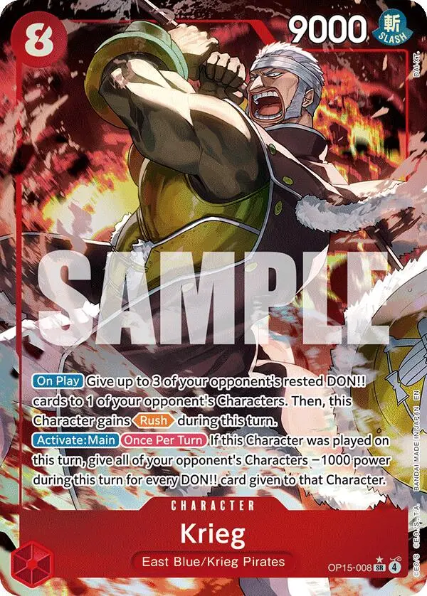 Krieg (Alternate Art) [Adventure On Kami's Island] 1