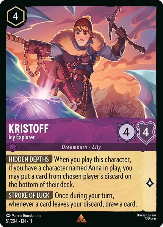 Kristoff - Icy Explorer (51/204) [Winterspell] 1