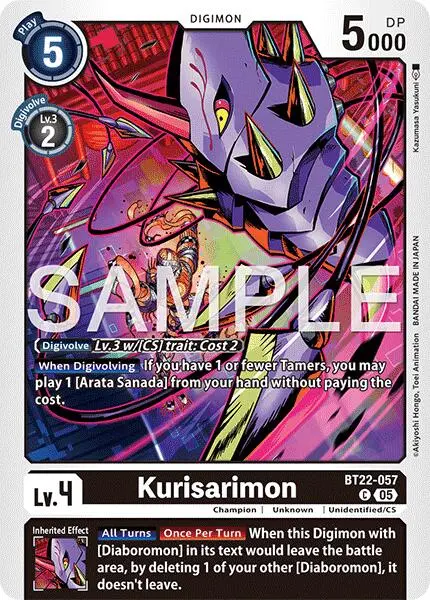 Kurisarimon [Bt22-057] [Cyber Eden] 1