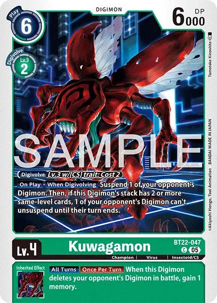 Kuwagamon [Bt22-047] [Cyber Eden] 1
