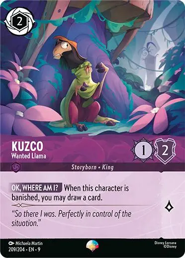 Kuzco - Wanted Llama (Epic) (209/204) [Fabled] 1