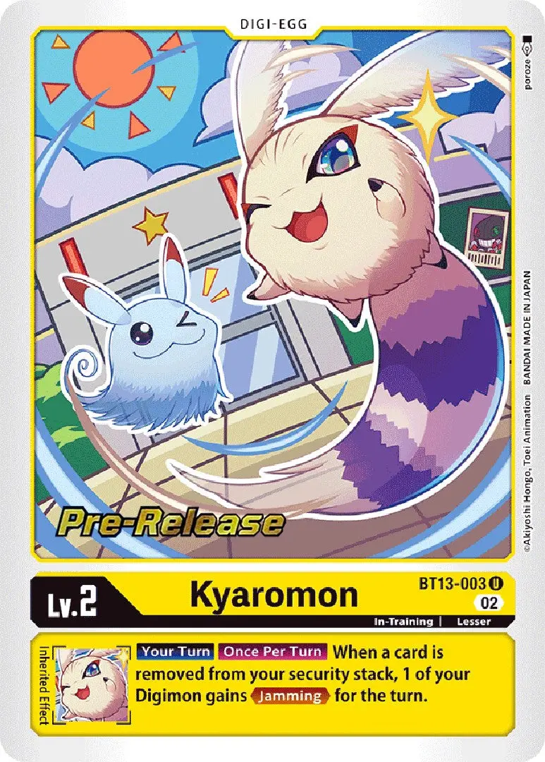 Kyaromon [Bt13-003] [Versus Royal Knights Booster Pre-Release Cards] 1