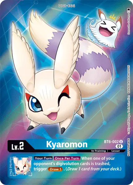 Kyaromon [Bt6-002] (Alternative Art - Box Topper) [Double Diamond] 1