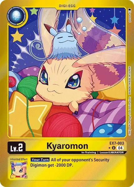 Kyaromon [Ex7-003] (Foil) [Digimon Liberator] 1