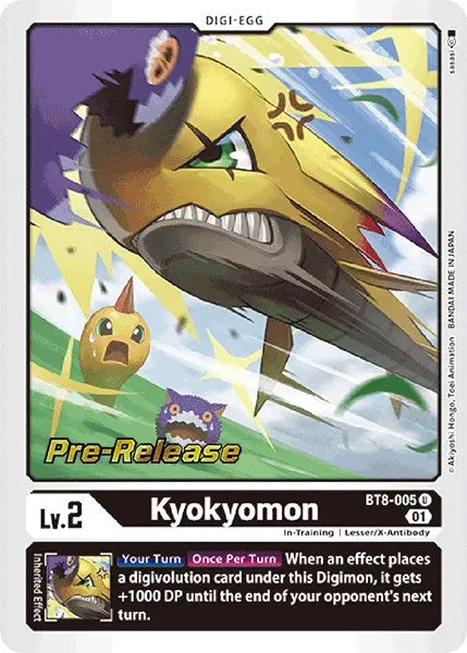 Kyokyomon [Bt8-005] [New Awakening Pre-Release Cards] 1