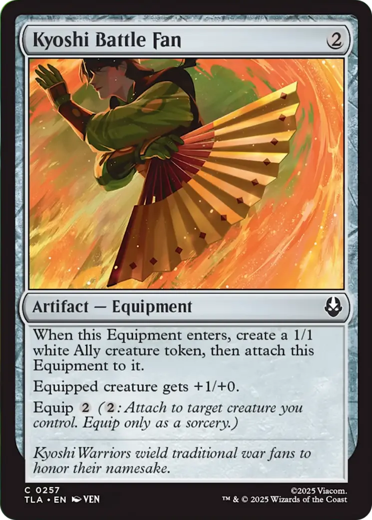 Kyoshi Battle Fan [Avatar: The Last Airbender] 1