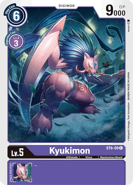Kyukimon [St6-09] [Starter Deck: Venomous Violet] 1