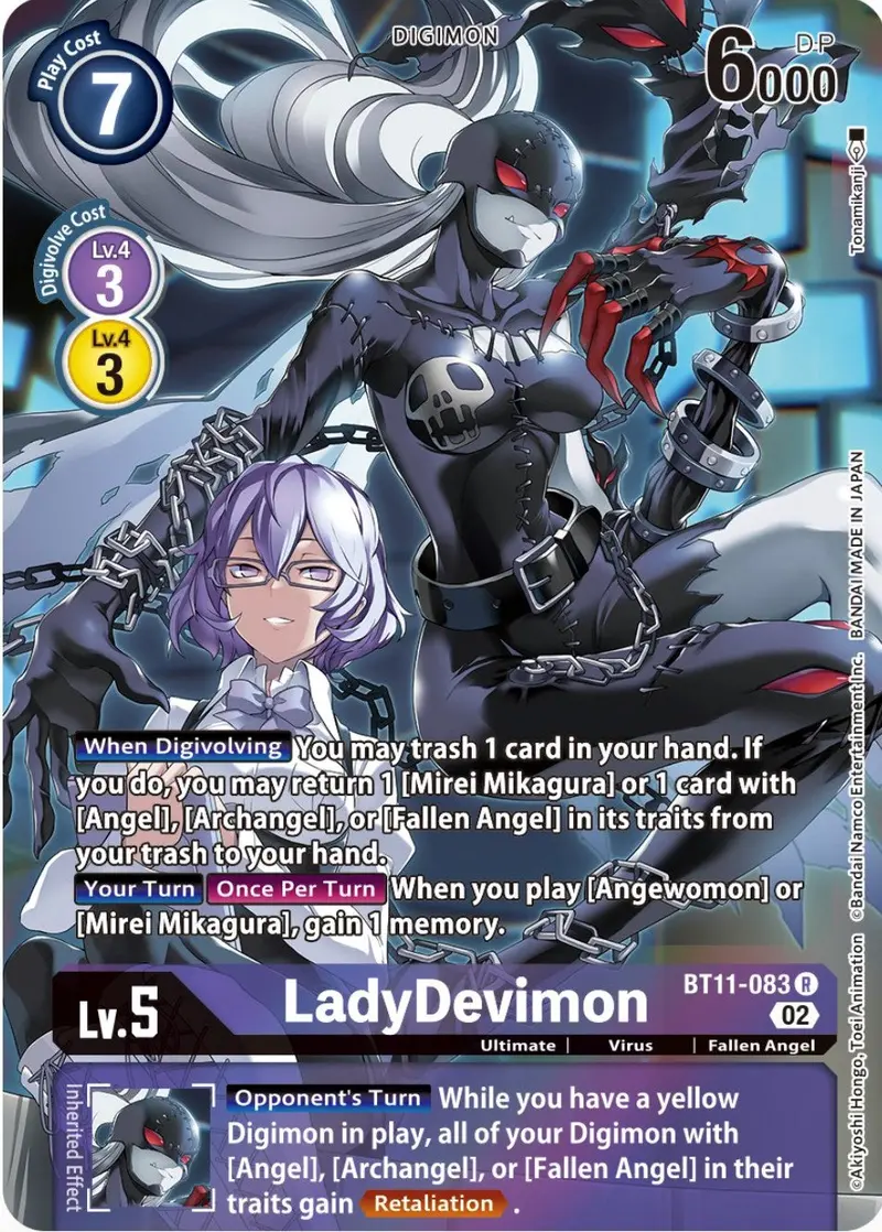 Ladydevimon [Bt11-083] (Alternate Art) [Dimensional Phase] 1