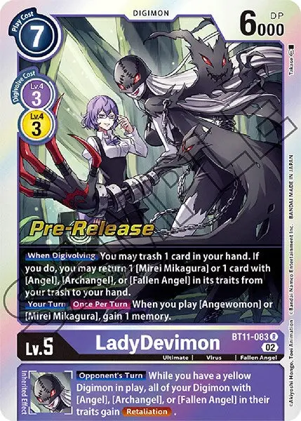 Ladydevimon [Bt11-083] [Dimensional Phase Pre-Release Promos] 1
